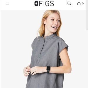 Figs scrub top GRAPHITE SIZE MEDIUM
